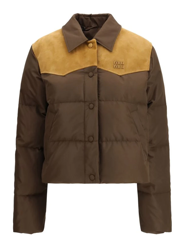 Brown Recycled Polyester Clothing