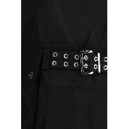 Black Recycled Polyamide Casual Dress