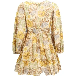 Bicolor Cotton Casual Dress