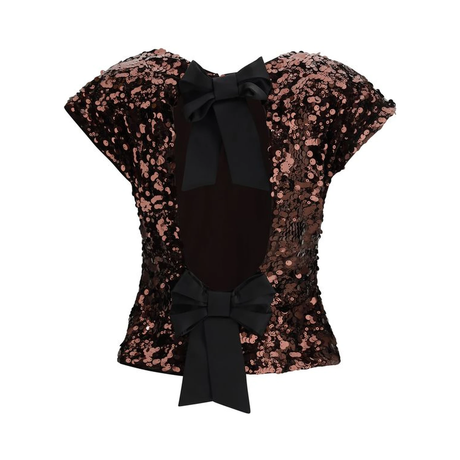 Brown Polyester Top