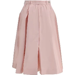 Multicolor Silk Long Skirt