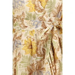 Bicolor Cotton Casual Dress