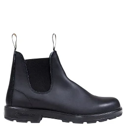 Black Leather Ankle Boots