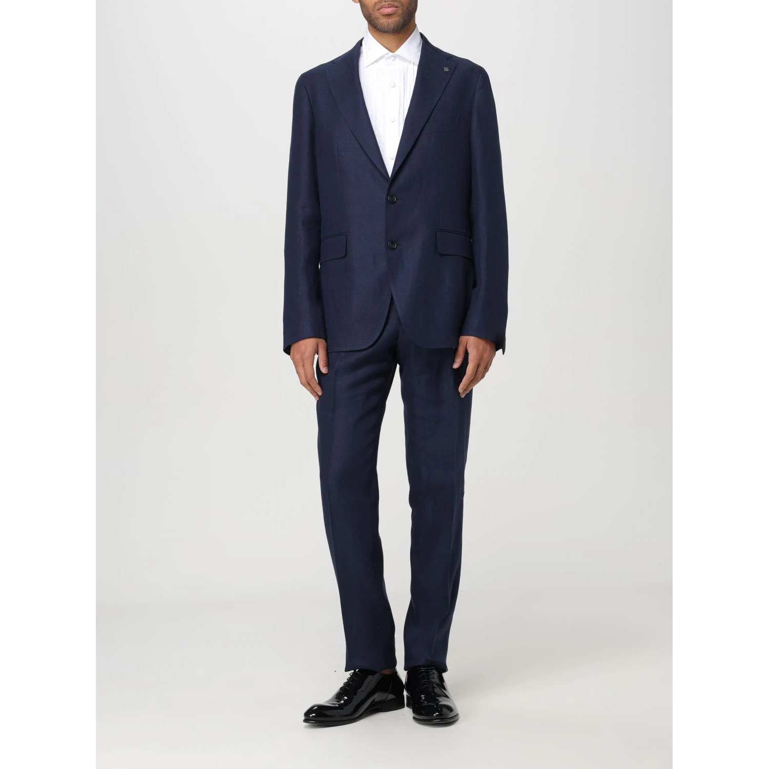 Multicolor Wool Two-Piece Suit