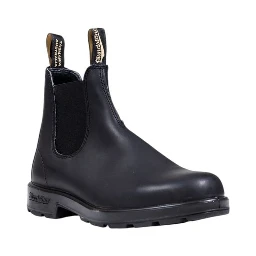 Black Leather Ankle Boots