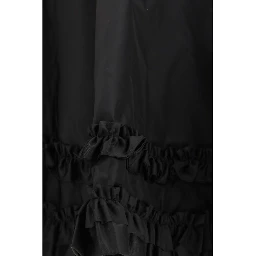 Black Recycled Polyamide Mini Skirt