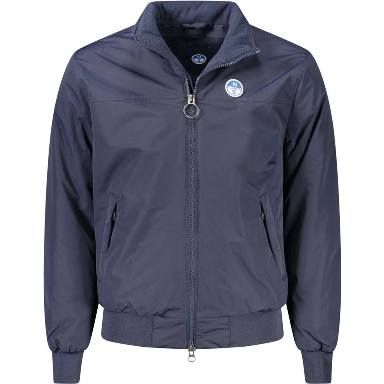 Blue Polyamide Men Jacket