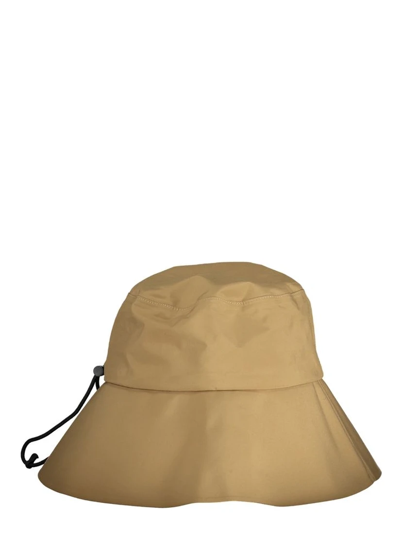 Brown Polyester Women Hat