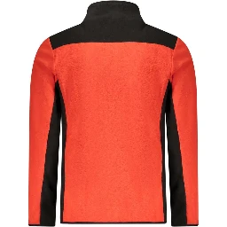 Red Polyester Men Sweater