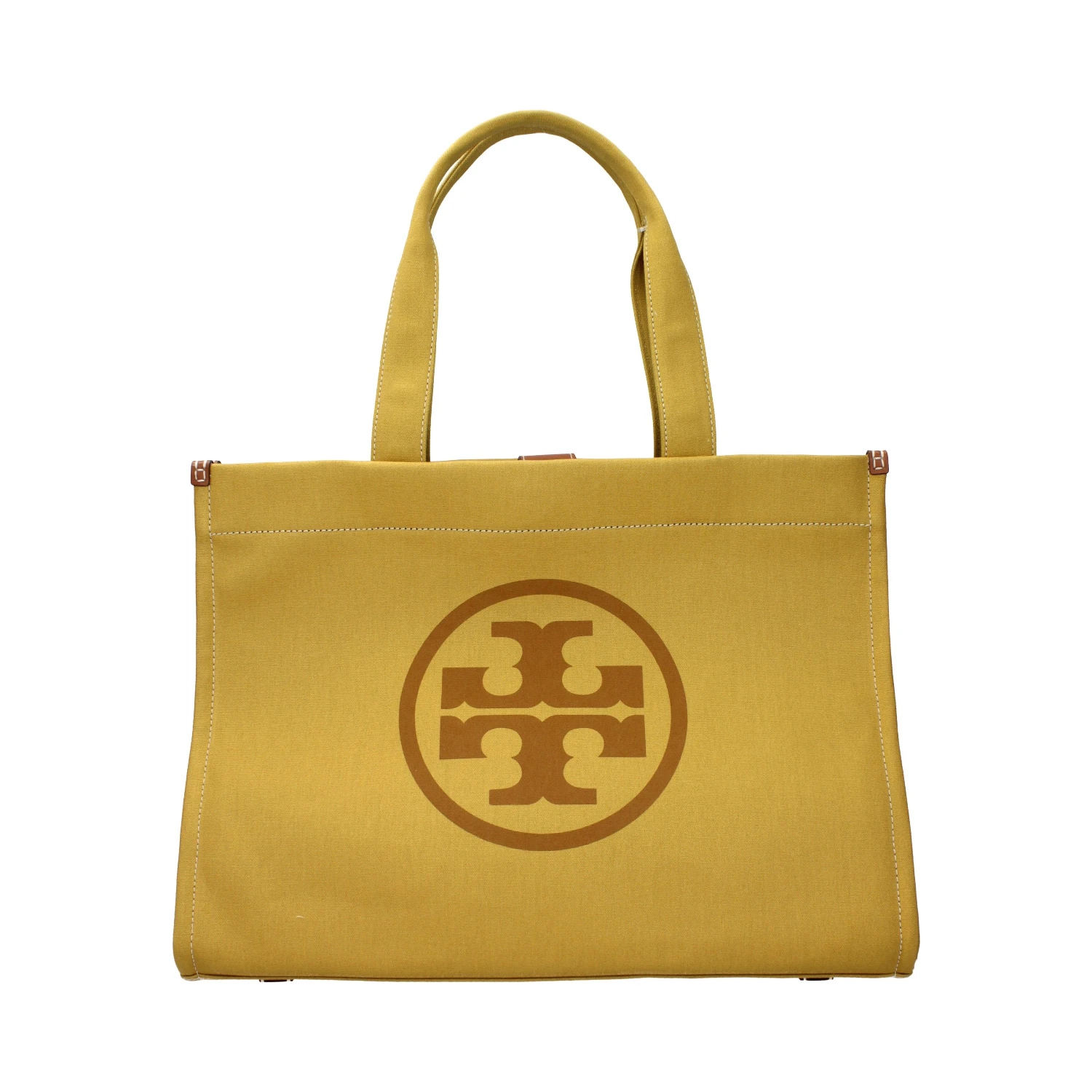 Yellow Fabric Shoulder Bag