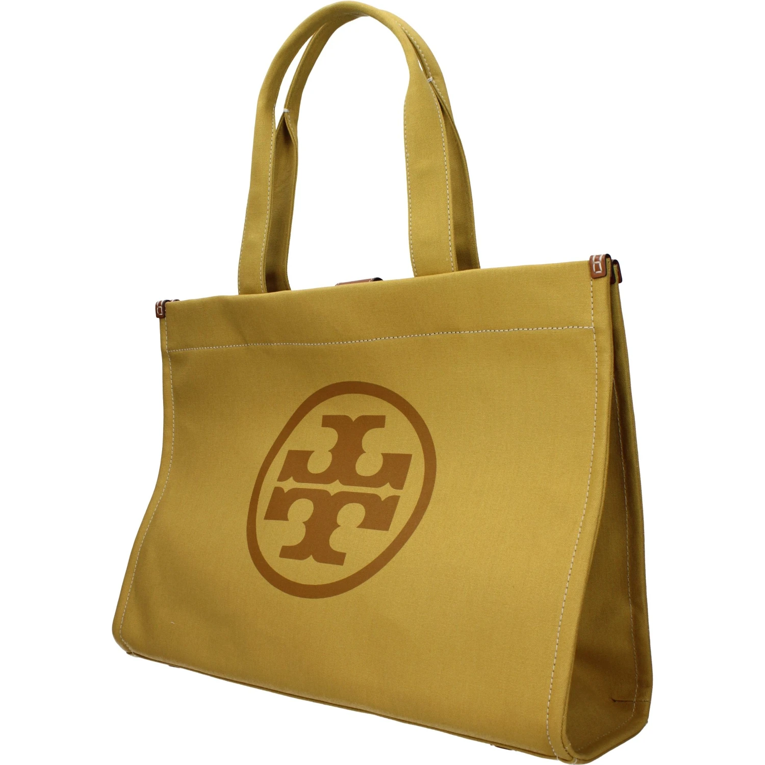 Yellow Fabric Shoulder Bag
