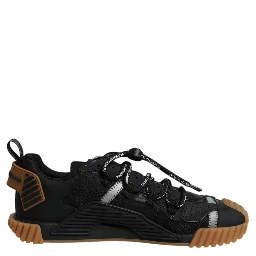 Black Logo Lace Up Low Top NS1 Sneakers Shoes