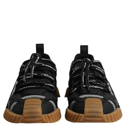 Black Logo Lace Up Low Top NS1 Sneakers Shoes
