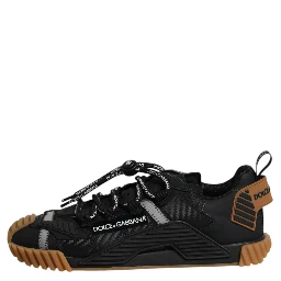 Black Logo Lace Up Low Top NS1 Sneakers Shoes