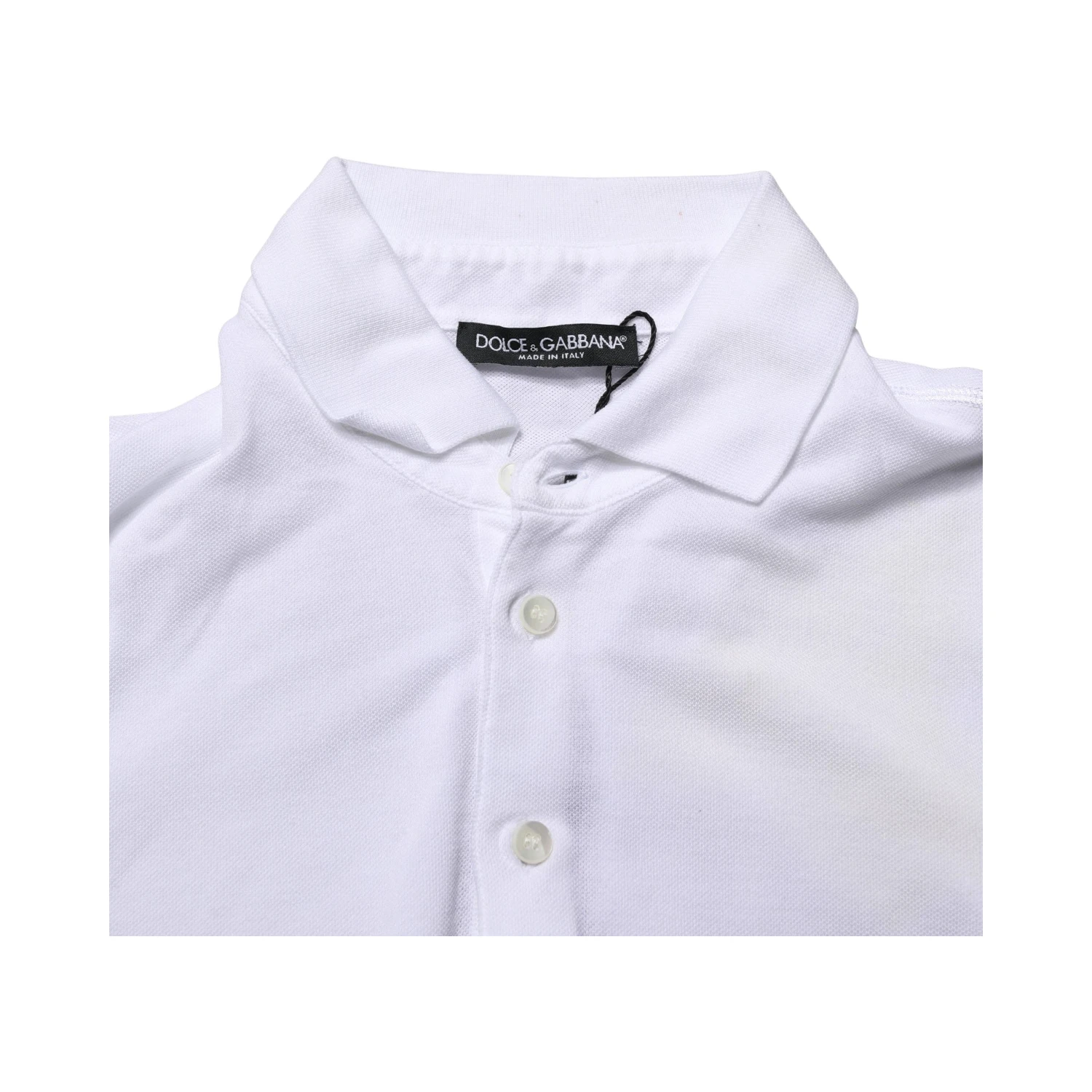 White Collared Short Sleeves Men Polo T-shirt