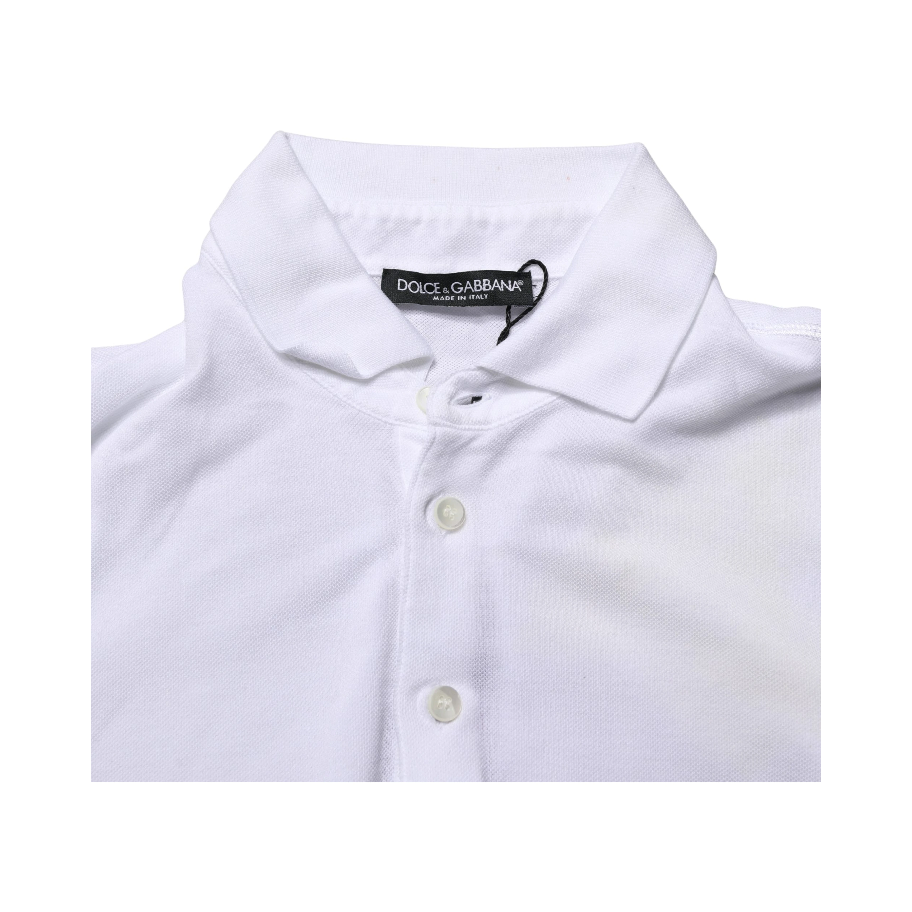 White Collared Short Sleeves Men Polo T-shirt
