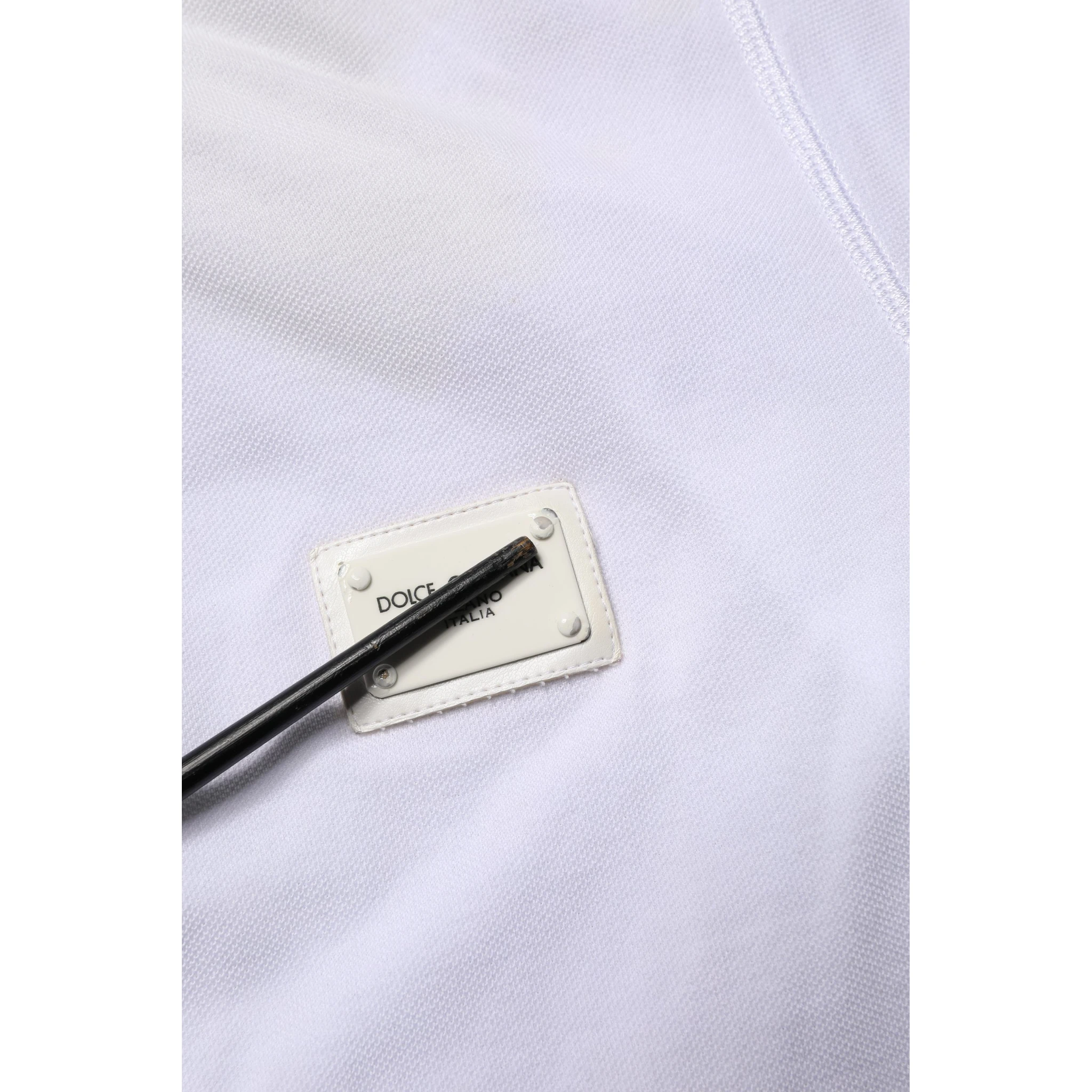 White Collared Short Sleeves Men Polo T-shirt