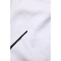 White Straight Mid Waist Denim Trouser Jeans