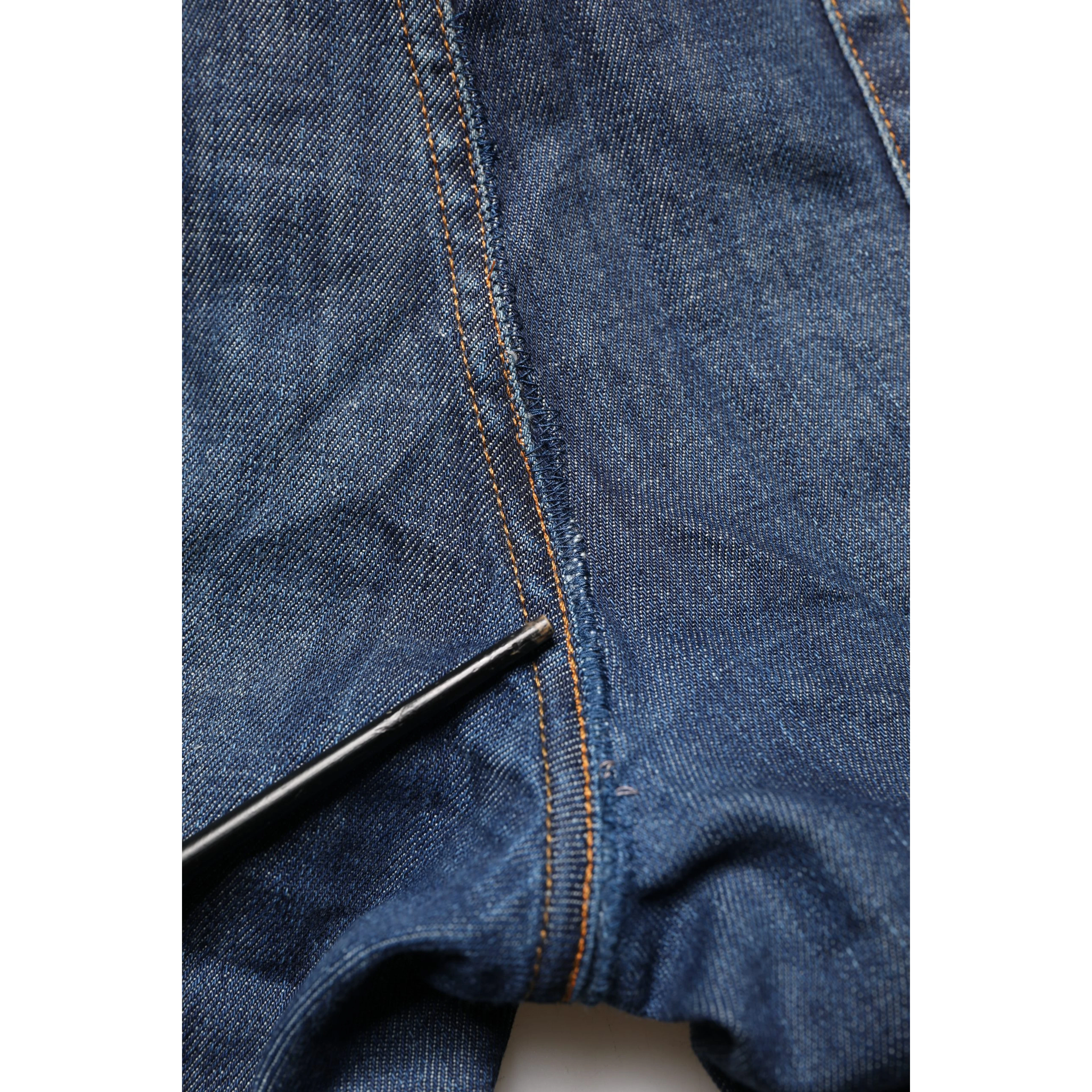 Dark Blue Washed Skinny Cotton Denim  Jeans