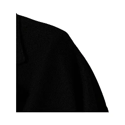 Black Double Breasted 2 Buttons Suit Jacket