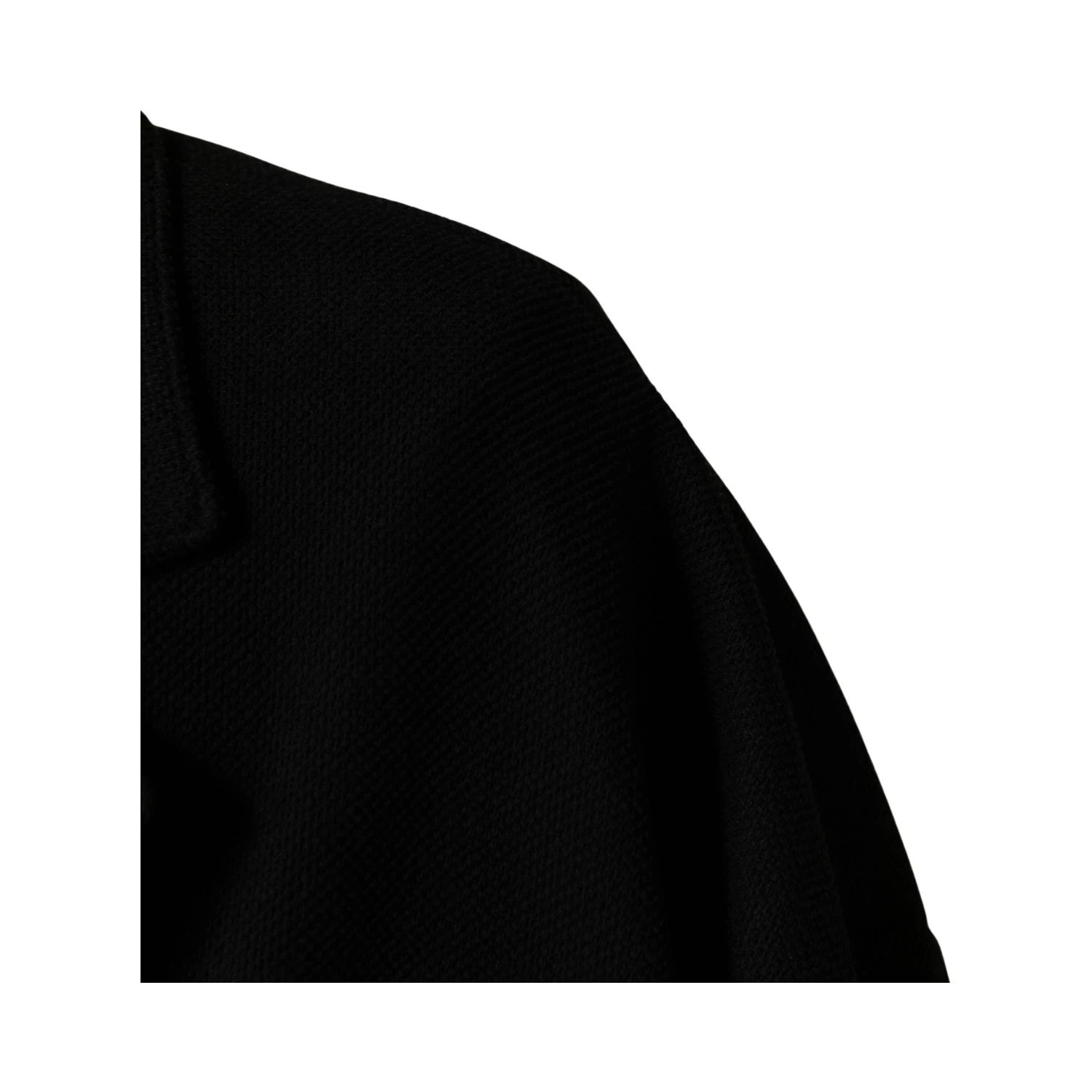 Black Double Breasted 2 Buttons Suit Jacket