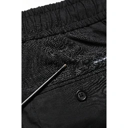 Black Cotton Skinny Men Jogger Trouser Pants
