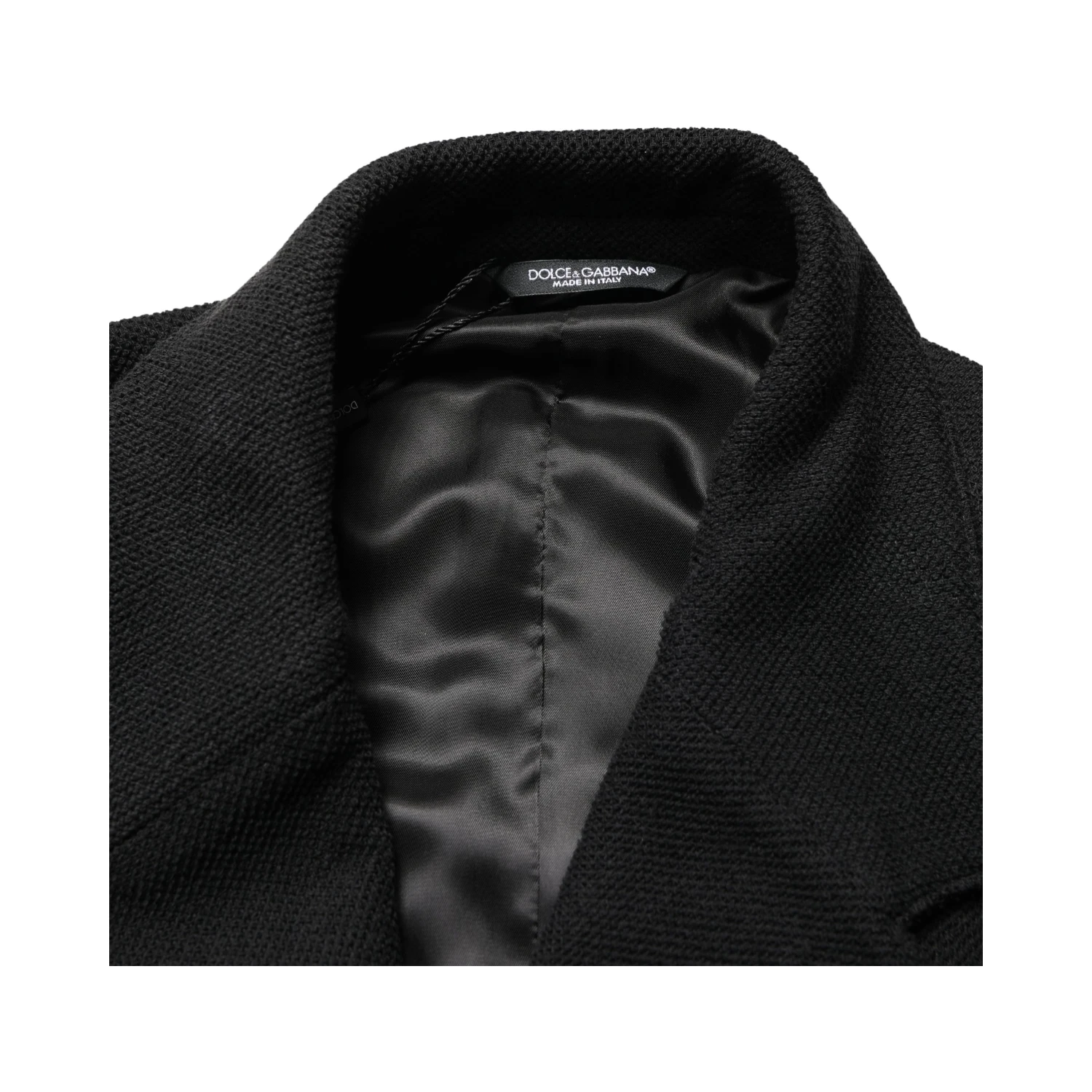 Black Double Breasted 2 Buttons Suit Jacket