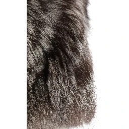 Brown Faux Fur Whole Head Wrap Capello Hat