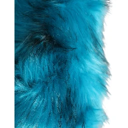 Blue Modacrylic Fur Women Bucket Capello Hat