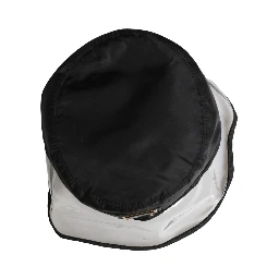 Men Black Plastic Fisherman Bucket Capello Hat