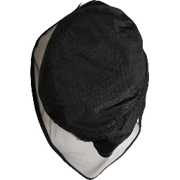 Men Black Plastic Fisherman Bucket Capello Hat