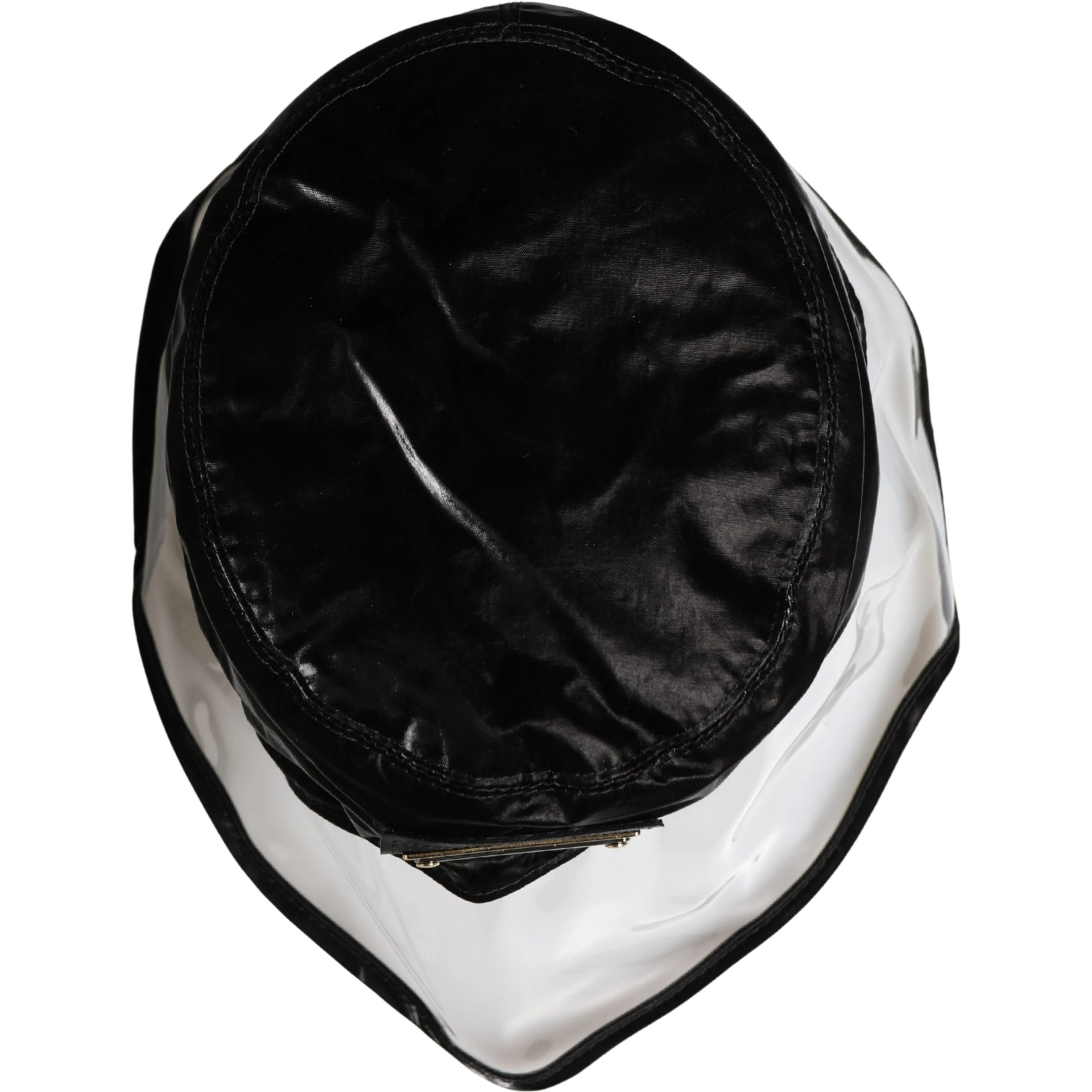 Black Nylon Plastic Fisherman Bucket Capello Hat