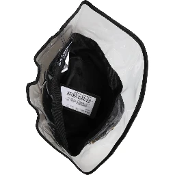 Men Black Plastic Fisherman Bucket Capello Hat