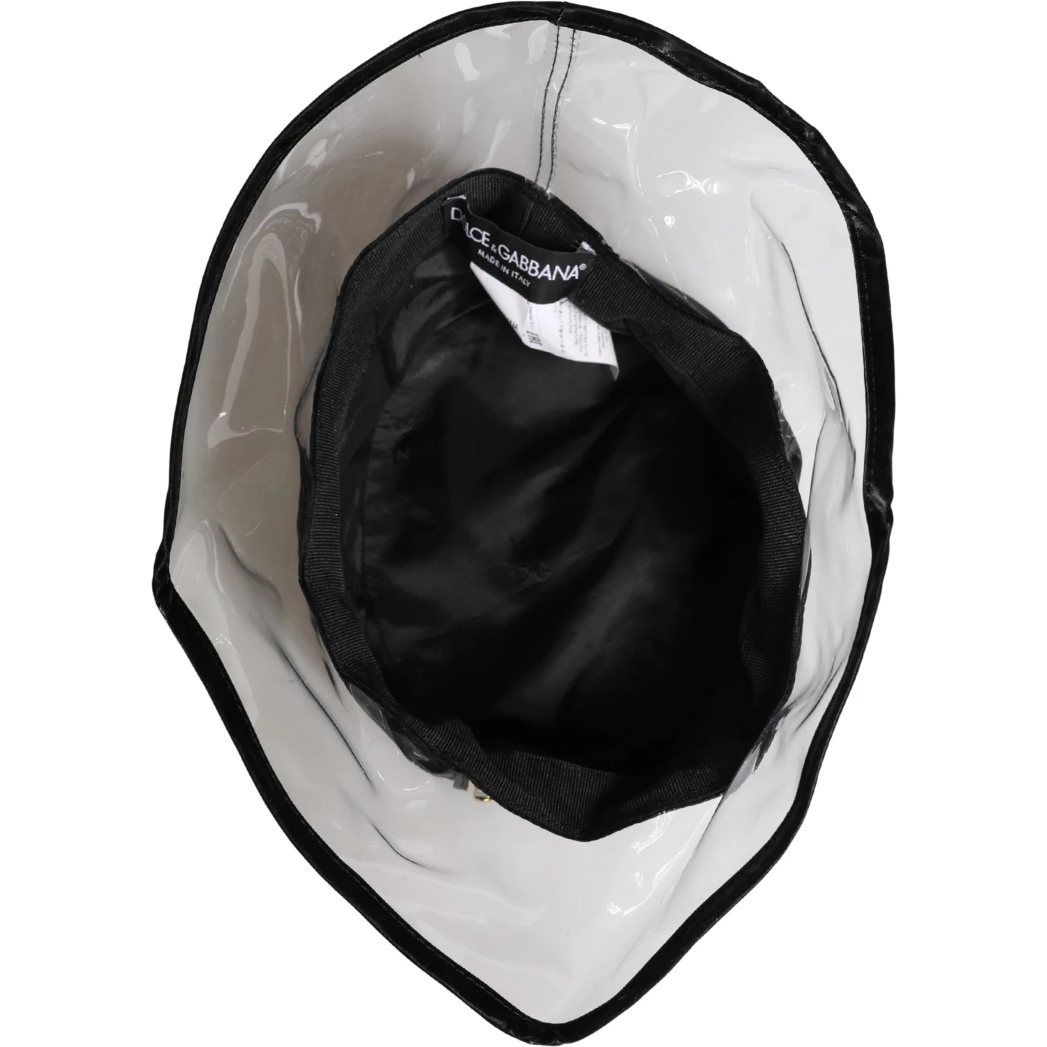 Black Nylon Plastic Fisherman Bucket Capello Hat
