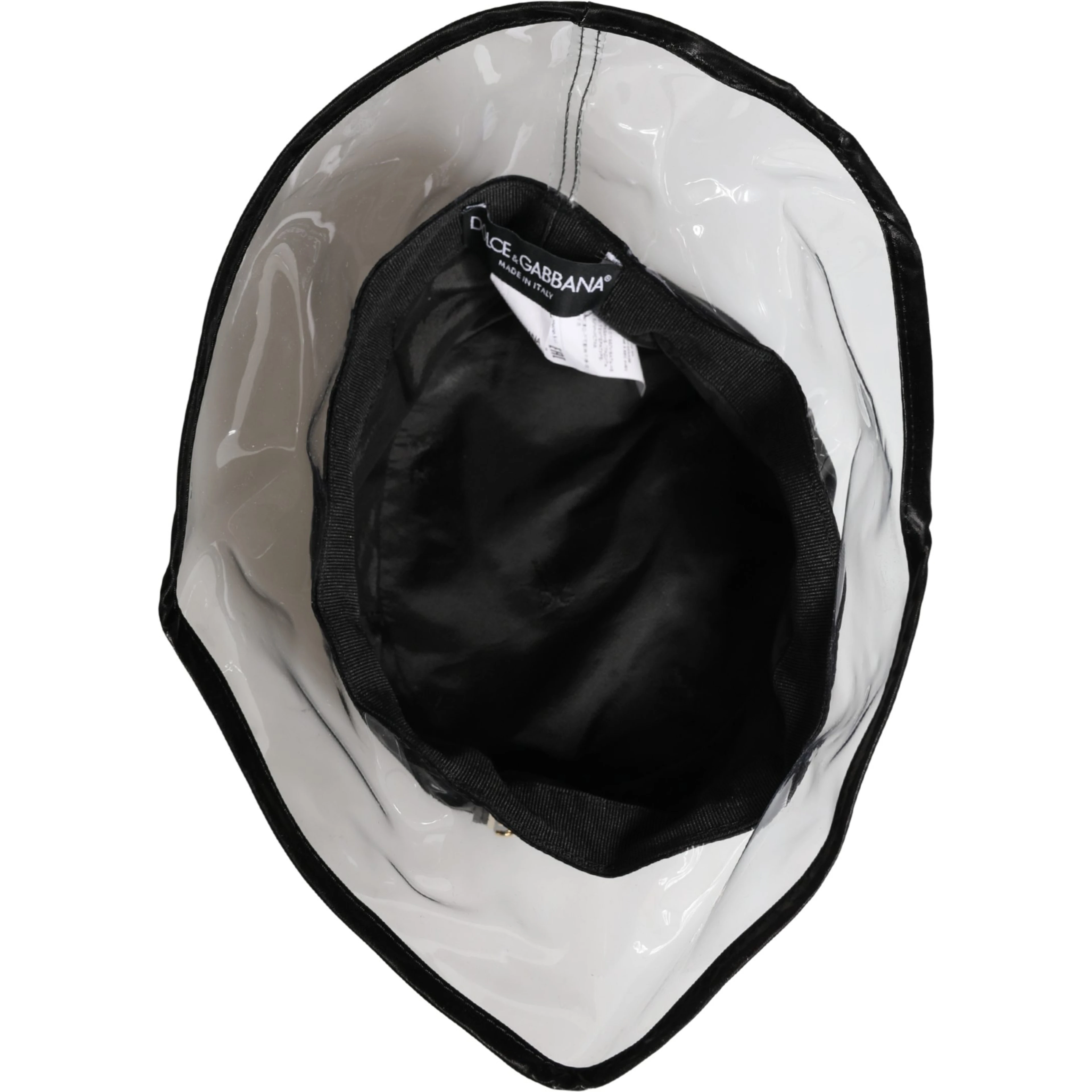 Black Nylon Plastic Fisherman Bucket Capello Hat