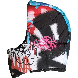 Multicolor Graffiti Whole Head Wrap Capello Hat