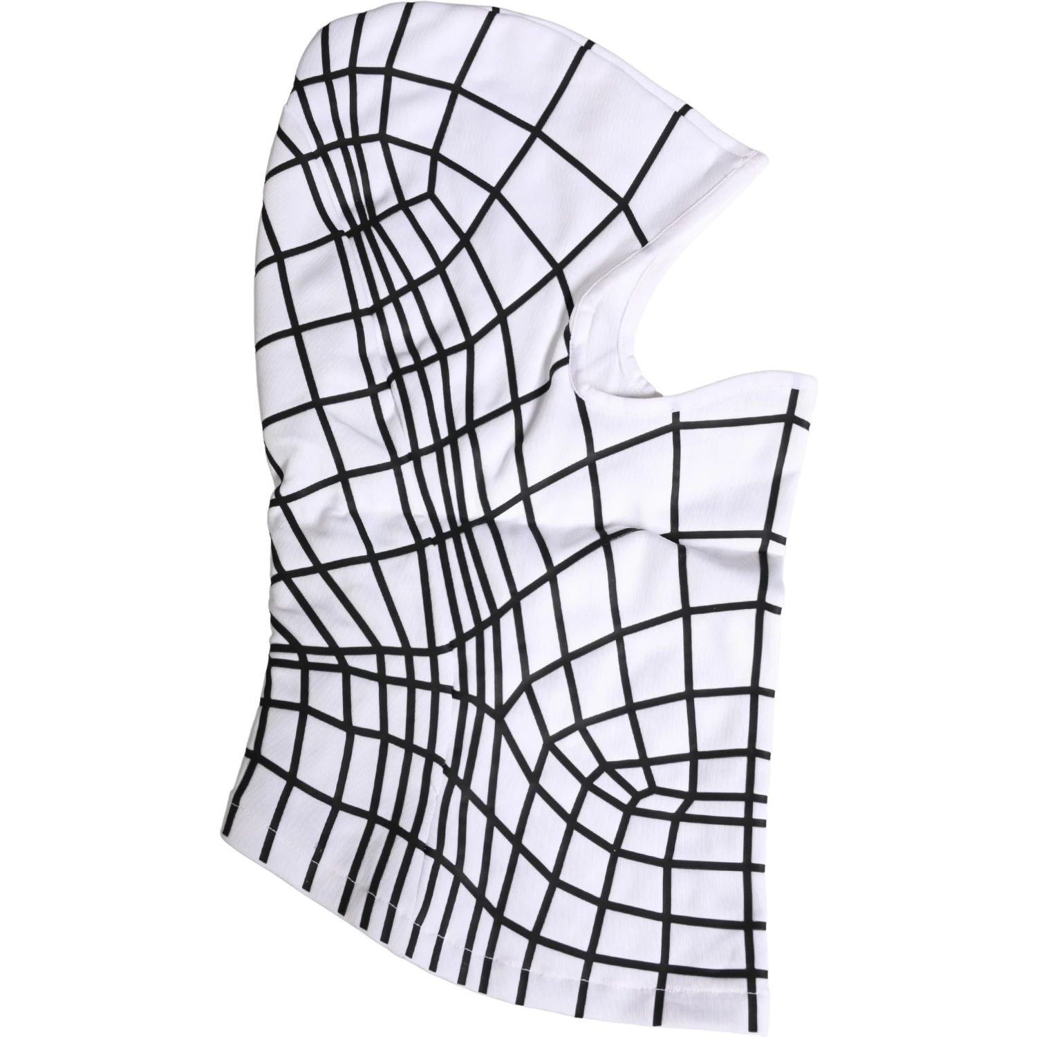 Men White Stripes Nylon Ski Mask Balaclava Hat
