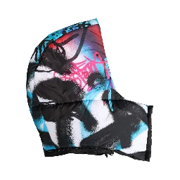 Multicolor Graffiti Whole Head Wrap Capello Hat