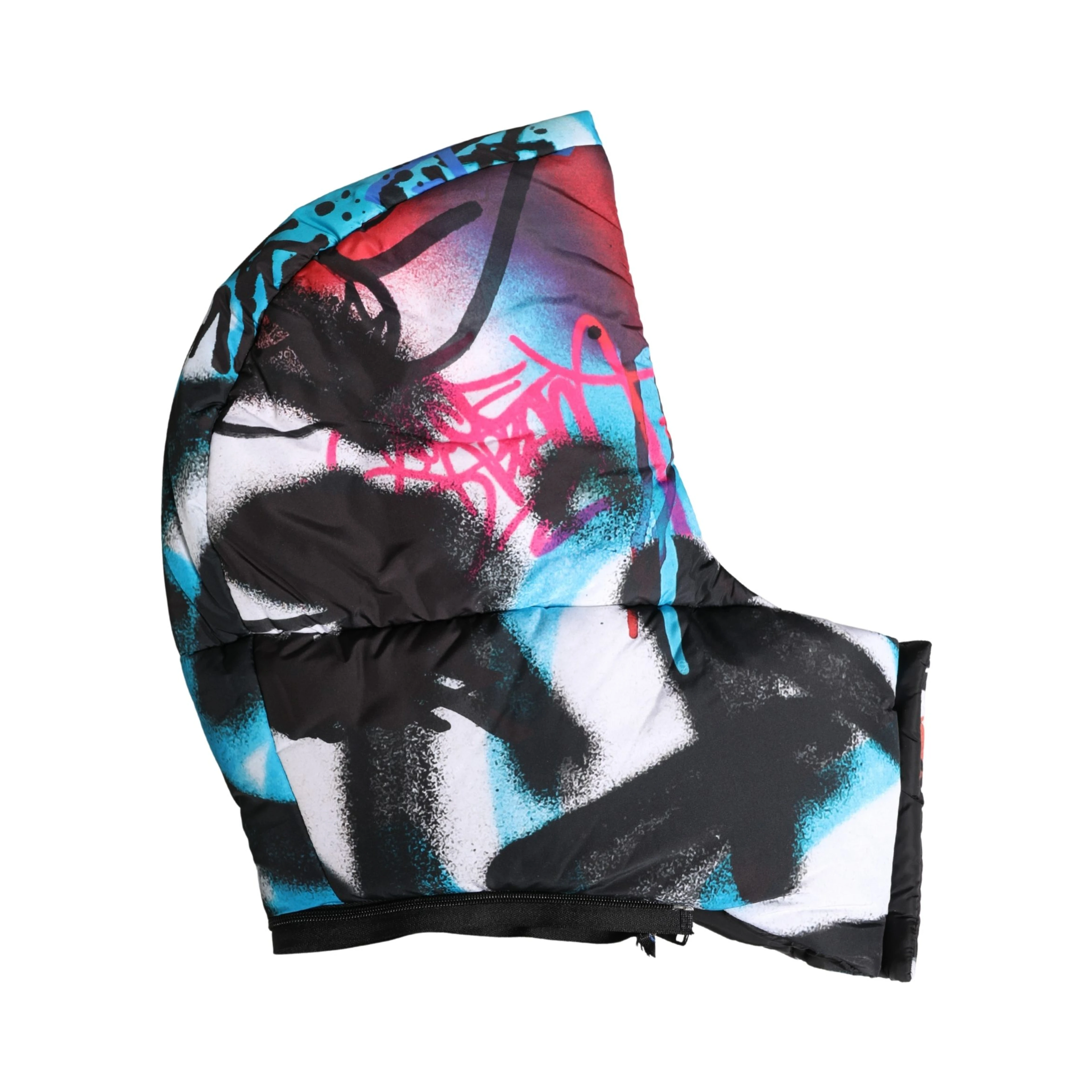 Multicolor Graffiti Whole Head Wrap Capello Hat