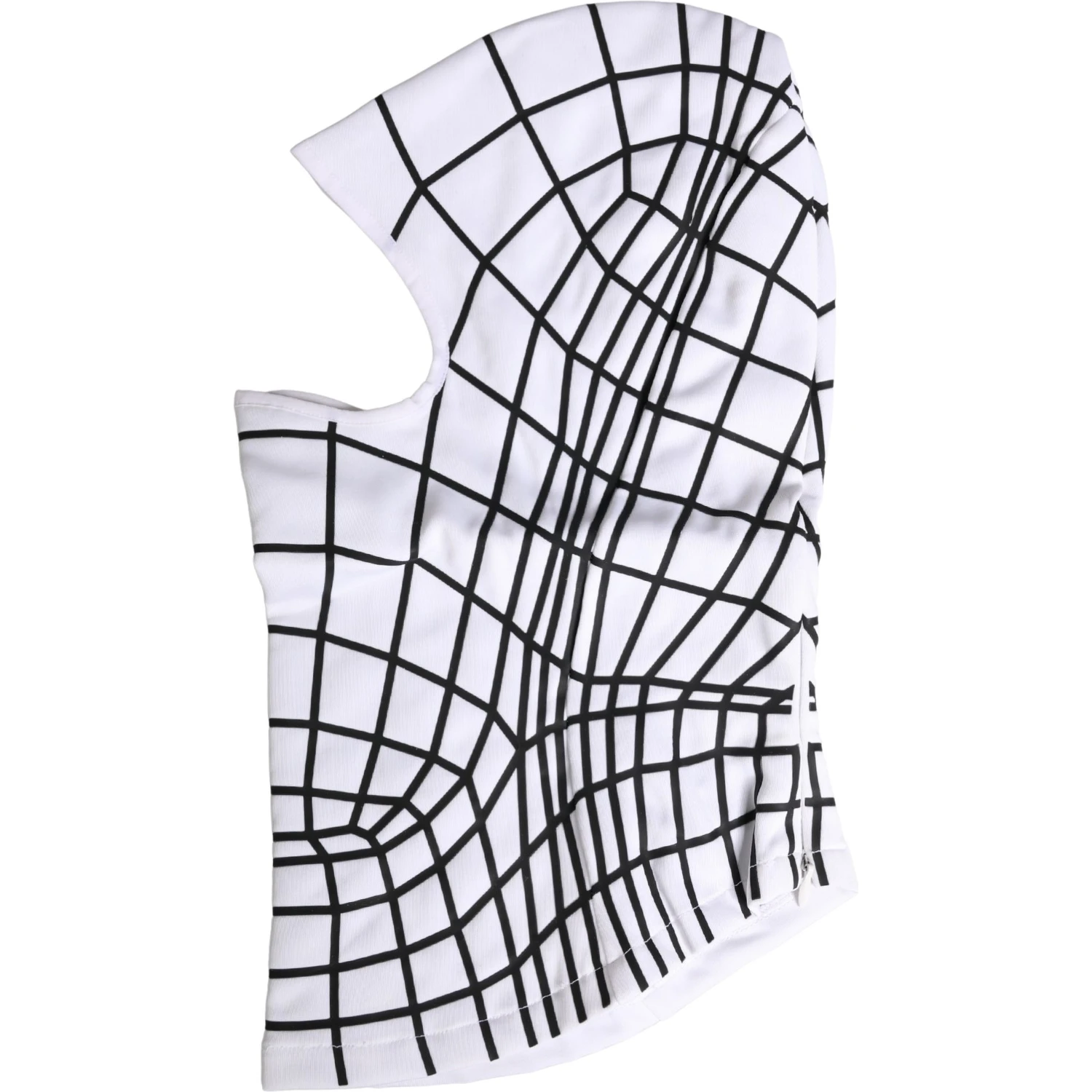 Men White Stripes Nylon Ski Mask Balaclava Hat