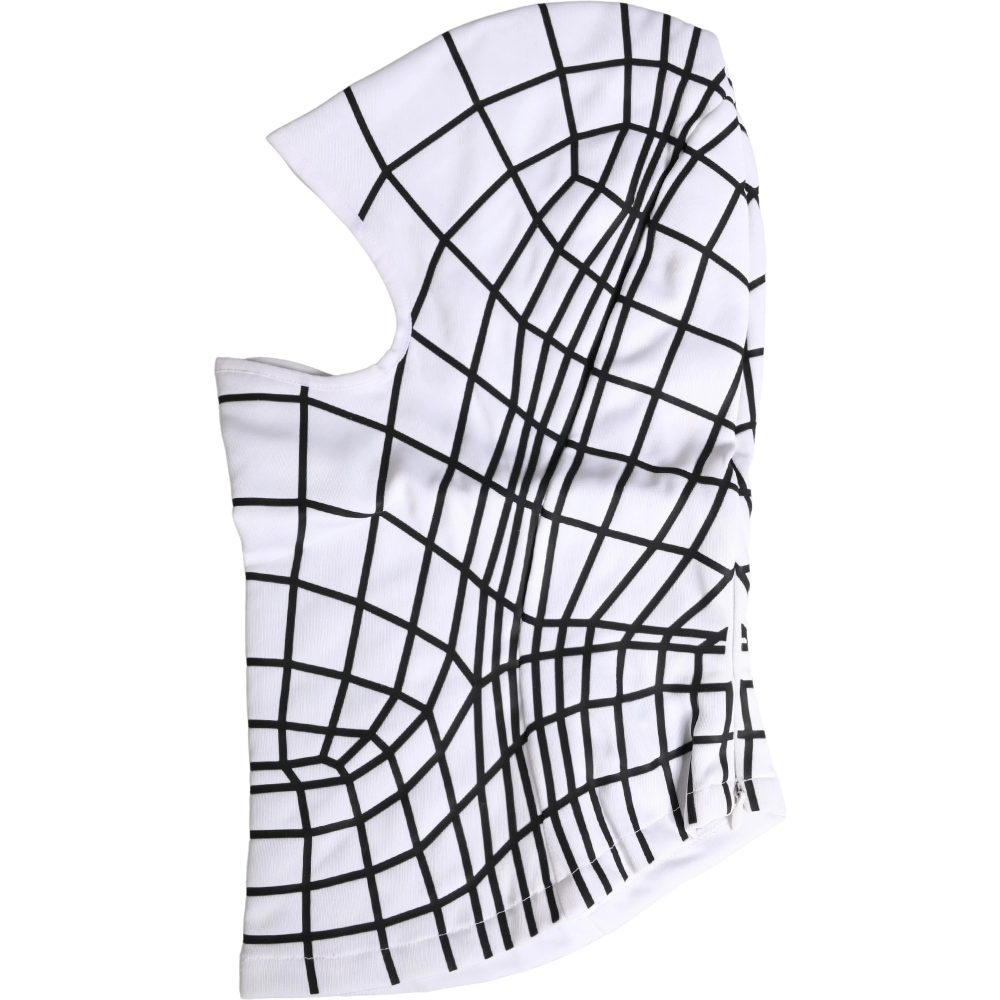 Men White Stripes Nylon Ski Mask Balaclava Hat