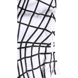 Men White Stripes Nylon Ski Mask Balaclava Hat