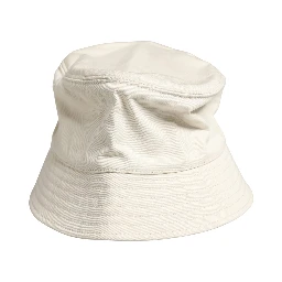Men White Cotton Bucket Fisherman Capello Hat
