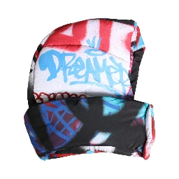 Multicolor Graffiti Whole Head Wrap Capello Hat