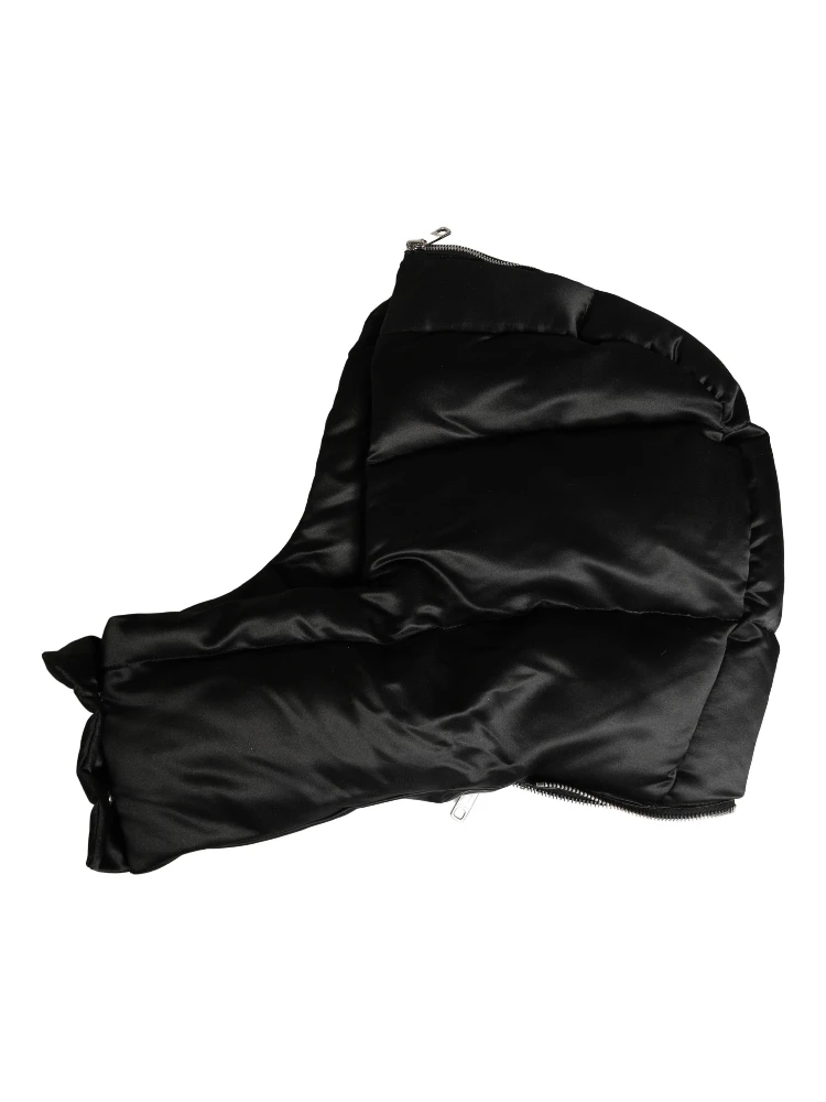 Black Polyester Whole Head Wrap Capello Hat
