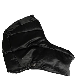 Black Polyester Whole Head Wrap Capello Hat