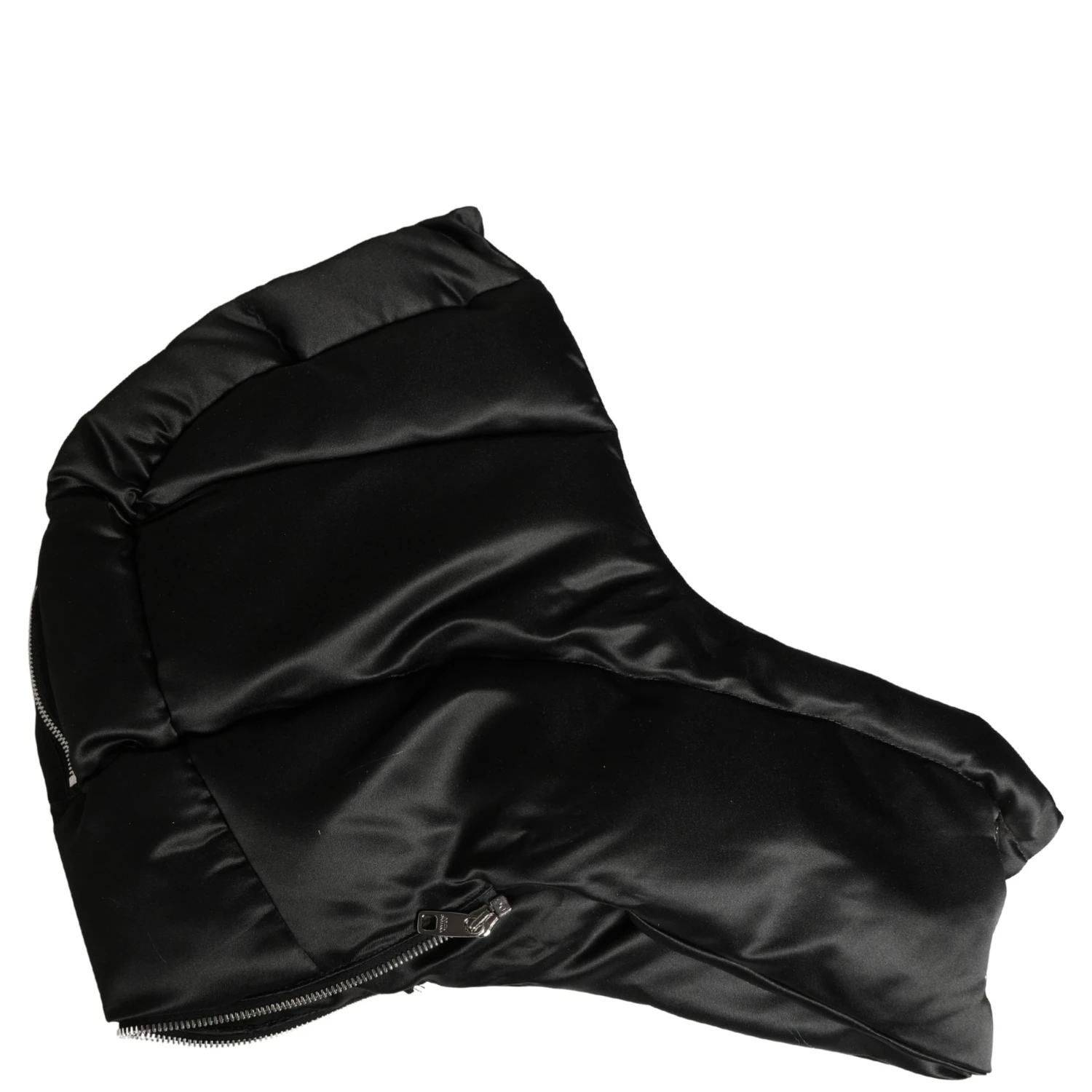 Black Polyester Whole Head Wrap Capello Hat