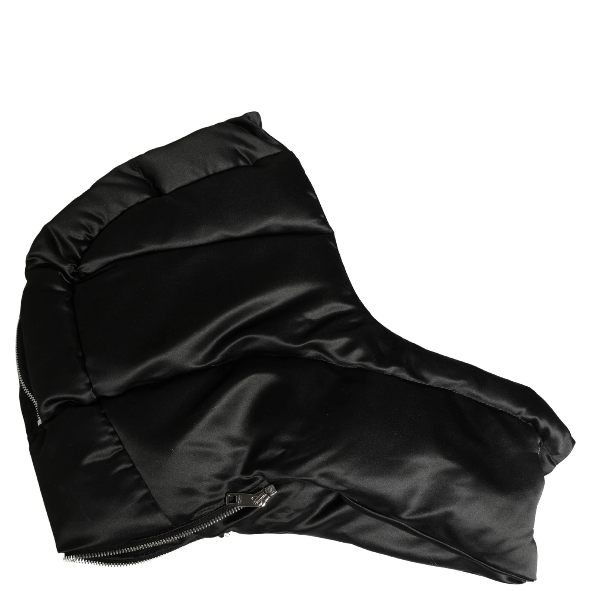Black Polyester Whole Head Wrap Capello Hat