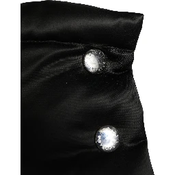 Black Polyester Whole Head Wrap Capello Hat