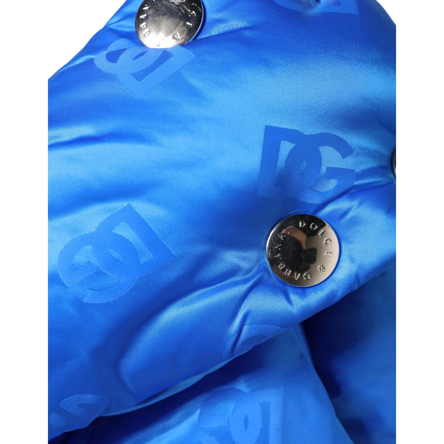 Men Blue Logo Print Whole Head Wrap Capello Hat